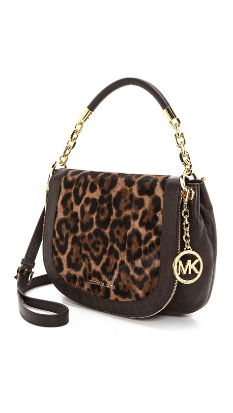 michael kors purse cow print|michael kors cheetah print purse.